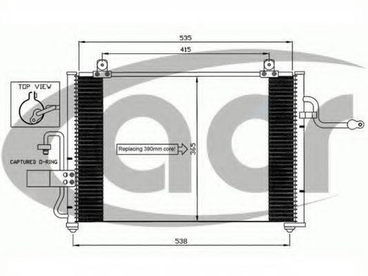 ACR 300607 Конденсатор, кондиціонер