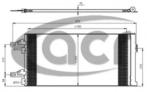 ACR 300688 Конденсатор, кондиціонер