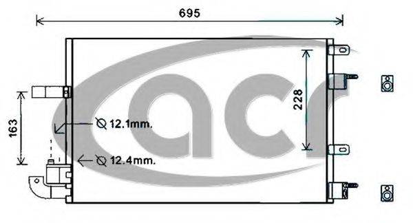 ACR 300694 Конденсатор, кондиціонер