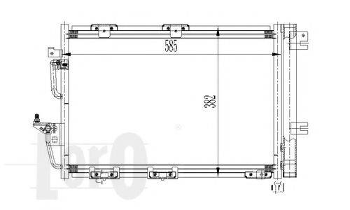 LORO 0370160024 Конденсатор, кондиціонер