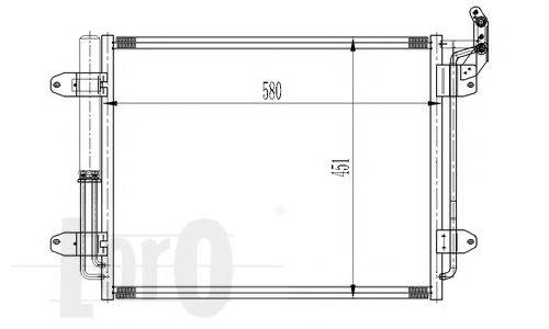 LORO 0530160030 Конденсатор, кондиціонер