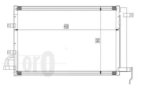 LORO 0240160001 Конденсатор, кондиціонер