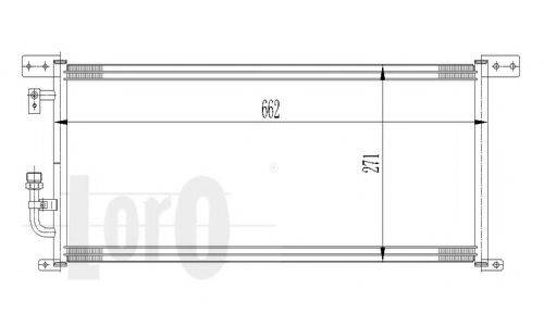 LORO 0170160003 Конденсатор, кондиціонер