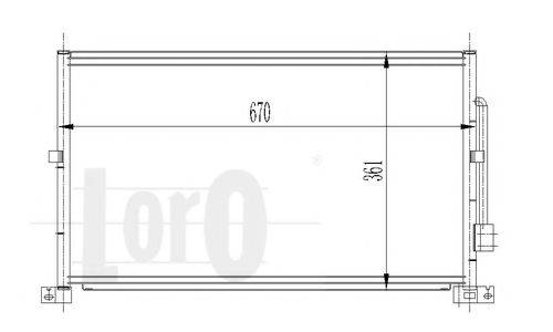 LORO 0170160011 Конденсатор, кондиціонер