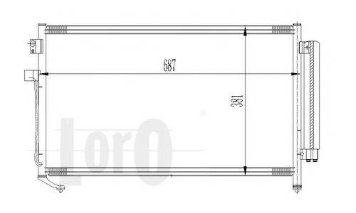 LORO 0490160009 Конденсатор, кондиціонер