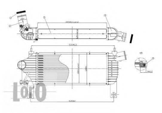 LORO 0350180004 Інтеркулер