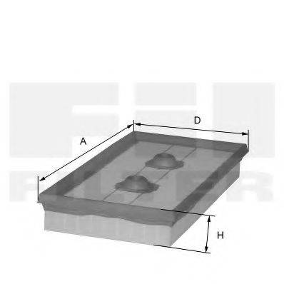 FIL FILTER HP2241 Повітряний фільтр