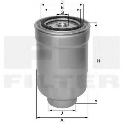 FIL FILTER ZP548BF Паливний фільтр