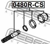 FEBEST 0480RCS Ремкомплект, робочий циліндр