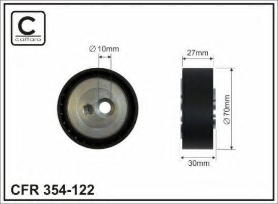 CAFFARO 354122 Натяжний ролик, полікліновий ремінь