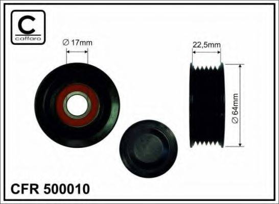 CAFFARO 500010 Натяжний ролик, полікліновий ремінь