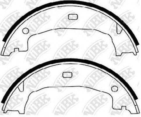 NIBK FN0559 Комплект гальмівних колодок, стоянкова гальмівна система