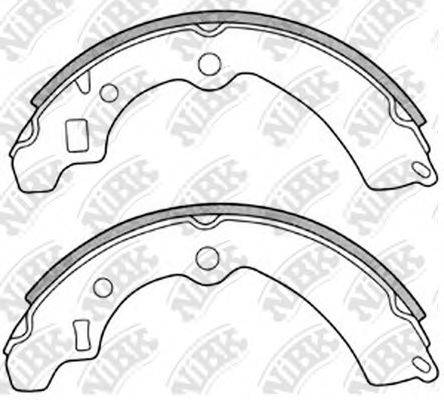 NIBK FN9921 Комплект гальмівних колодок