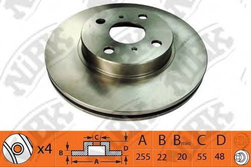 NIBK RN1364 гальмівний диск