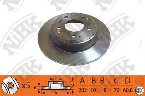 NIBK RN1383 гальмівний диск