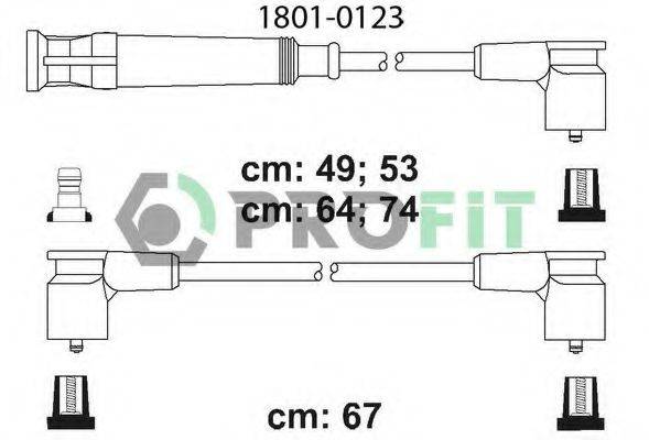 PROFIT 18010123 Комплект дротів запалювання
