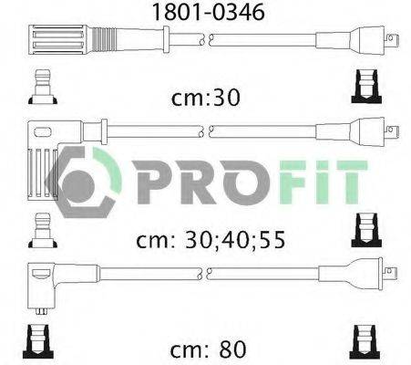 PROFIT 18010346 Комплект дротів запалювання