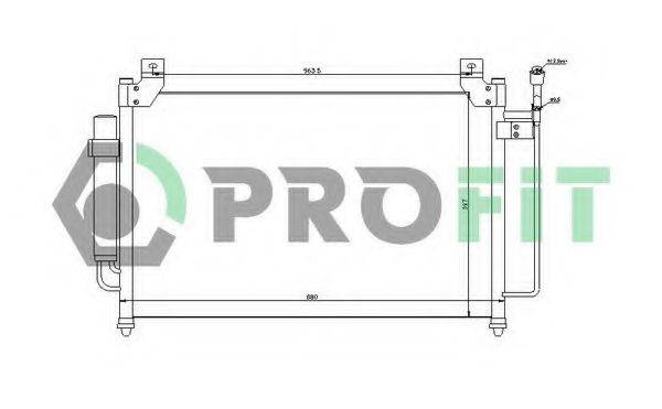 PROFIT PR2026C1 Конденсатор, кондиціонер