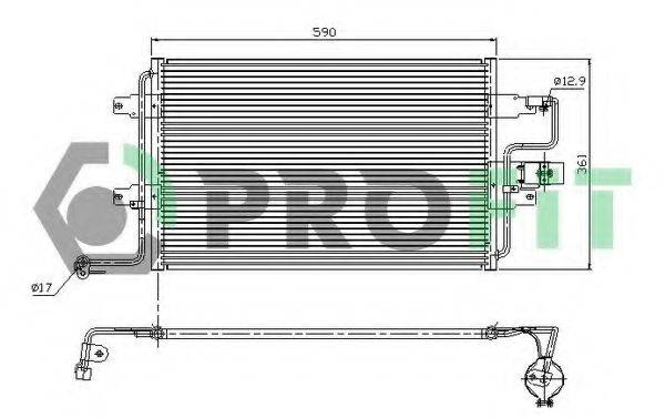 PROFIT PR9545C1 Конденсатор, кондиціонер