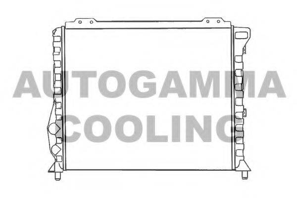 AUTOGAMMA 100007 Радіатор, охолодження двигуна