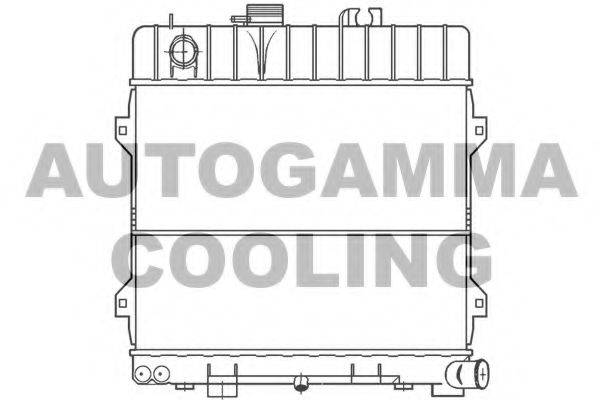 AUTOGAMMA 100092 Радіатор, охолодження двигуна