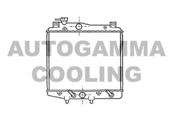 AUTOGAMMA 100239 Радіатор, охолодження двигуна