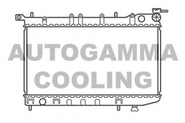 AUTOGAMMA 100649 Радіатор, охолодження двигуна