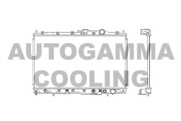 AUTOGAMMA 101133 Радіатор, охолодження двигуна