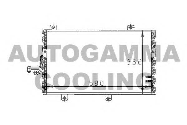 AUTOGAMMA 101560 Конденсатор, кондиціонер