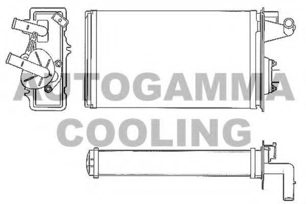 AUTOGAMMA 101621 Теплообмінник, опалення салону