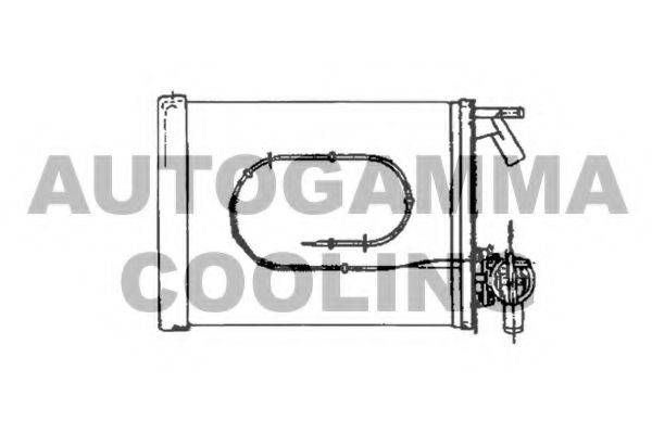 AUTOGAMMA 101628 Теплообмінник, опалення салону