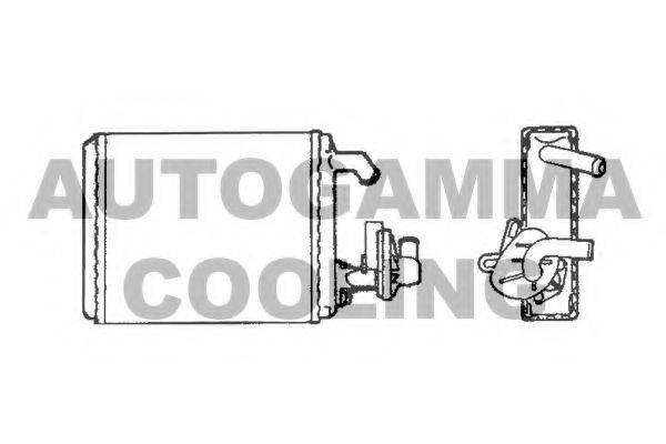 AUTOGAMMA 101645 Теплообмінник, опалення салону