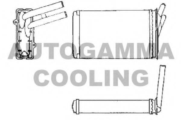 AUTOGAMMA 101972 Теплообмінник, опалення салону
