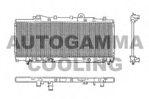 AUTOGAMMA 101991 Радіатор, охолодження двигуна