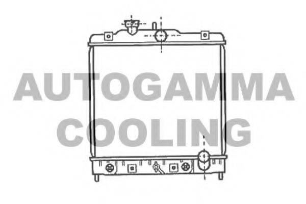 AUTOGAMMA 102107 Радіатор, охолодження двигуна
