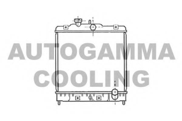 AUTOGAMMA 102111 Радіатор, охолодження двигуна