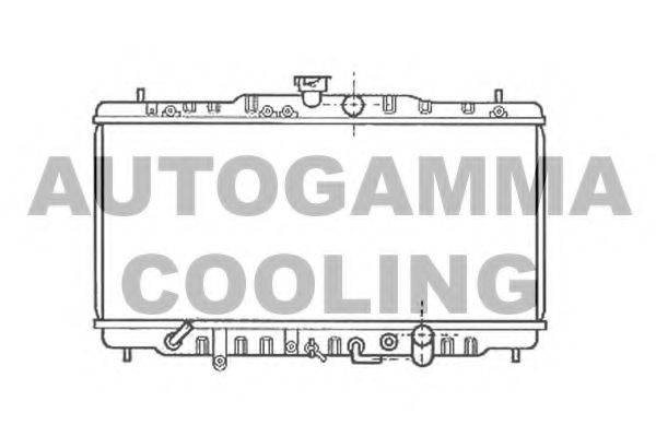 AUTOGAMMA 102119 Радіатор, охолодження двигуна