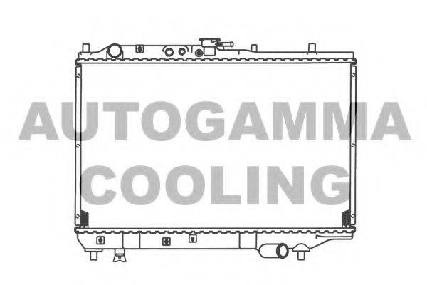 AUTOGAMMA 102135 Радіатор, охолодження двигуна