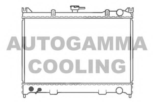 AUTOGAMMA 102188 Радіатор, охолодження двигуна