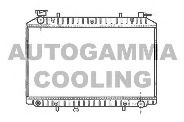 AUTOGAMMA 102200 Радіатор, охолодження двигуна