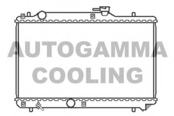 AUTOGAMMA 102322 Радіатор, охолодження двигуна