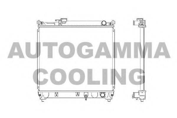 AUTOGAMMA 102343 Радіатор, охолодження двигуна