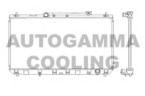 AUTOGAMMA 102354 Радіатор, охолодження двигуна