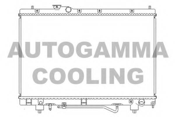 AUTOGAMMA 102371 Радіатор, охолодження двигуна