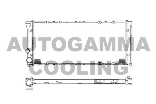 AUTOGAMMA 102380 Радіатор, охолодження двигуна