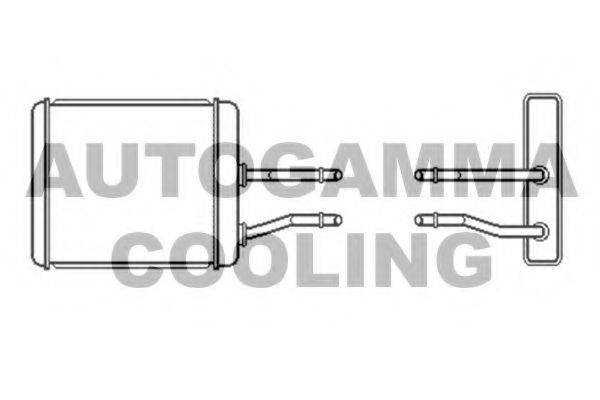 AUTOGAMMA 102419 Теплообмінник, опалення салону