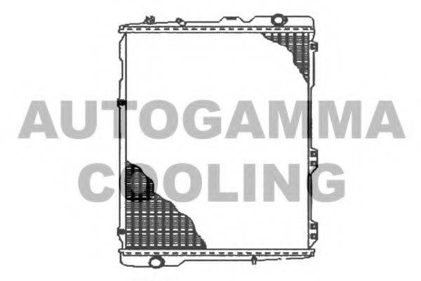 AUTOGAMMA 102524 Радіатор, охолодження двигуна
