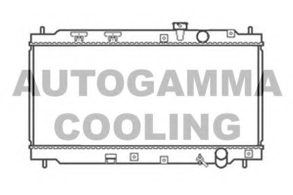 AUTOGAMMA 102855 Радіатор, охолодження двигуна