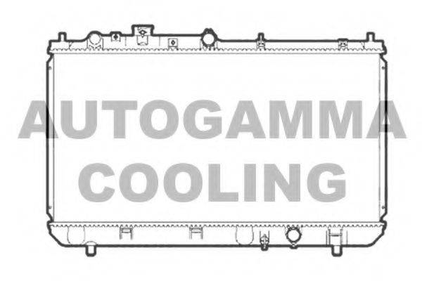 AUTOGAMMA 103187 Радіатор, охолодження двигуна