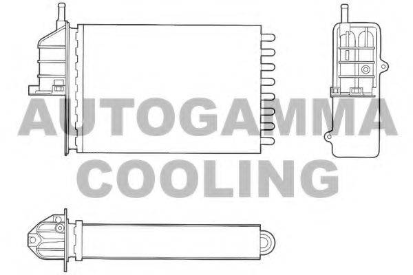 AUTOGAMMA 103189 Теплообмінник, опалення салону